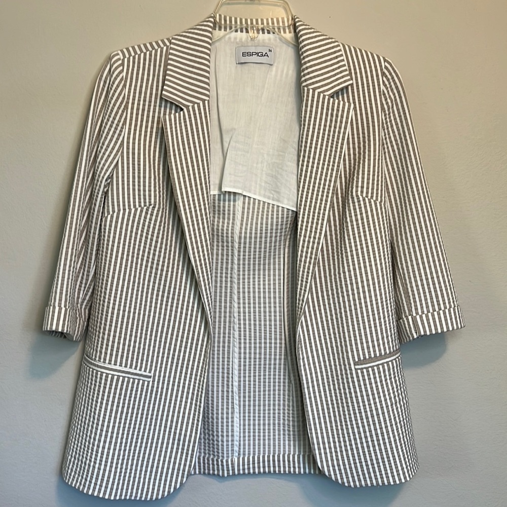 ESPIGA Striped beige jacket